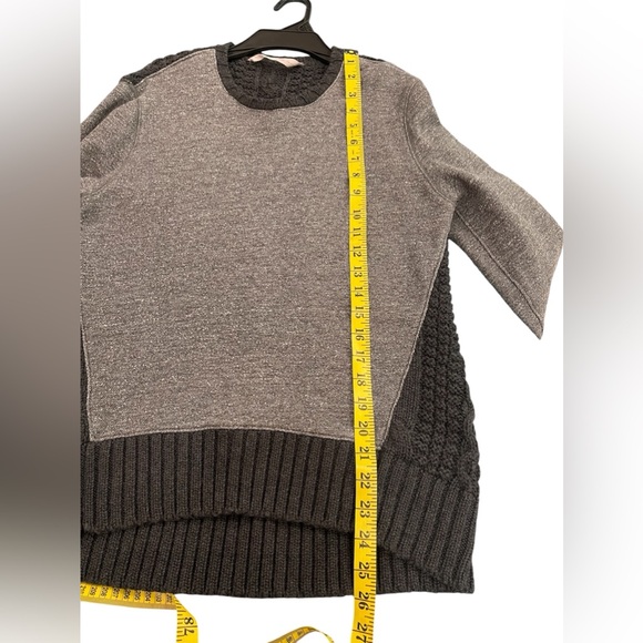 Athleta Madera Merino Wool Blend Chunky Knit Sweater  Gray Sz Xxs - Picture 10 of 14